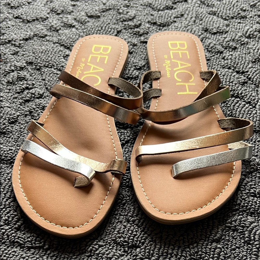 Beach by Matisse Women's Metallic Sandals